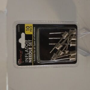 Max force inflator needles for sports balls 10ct.